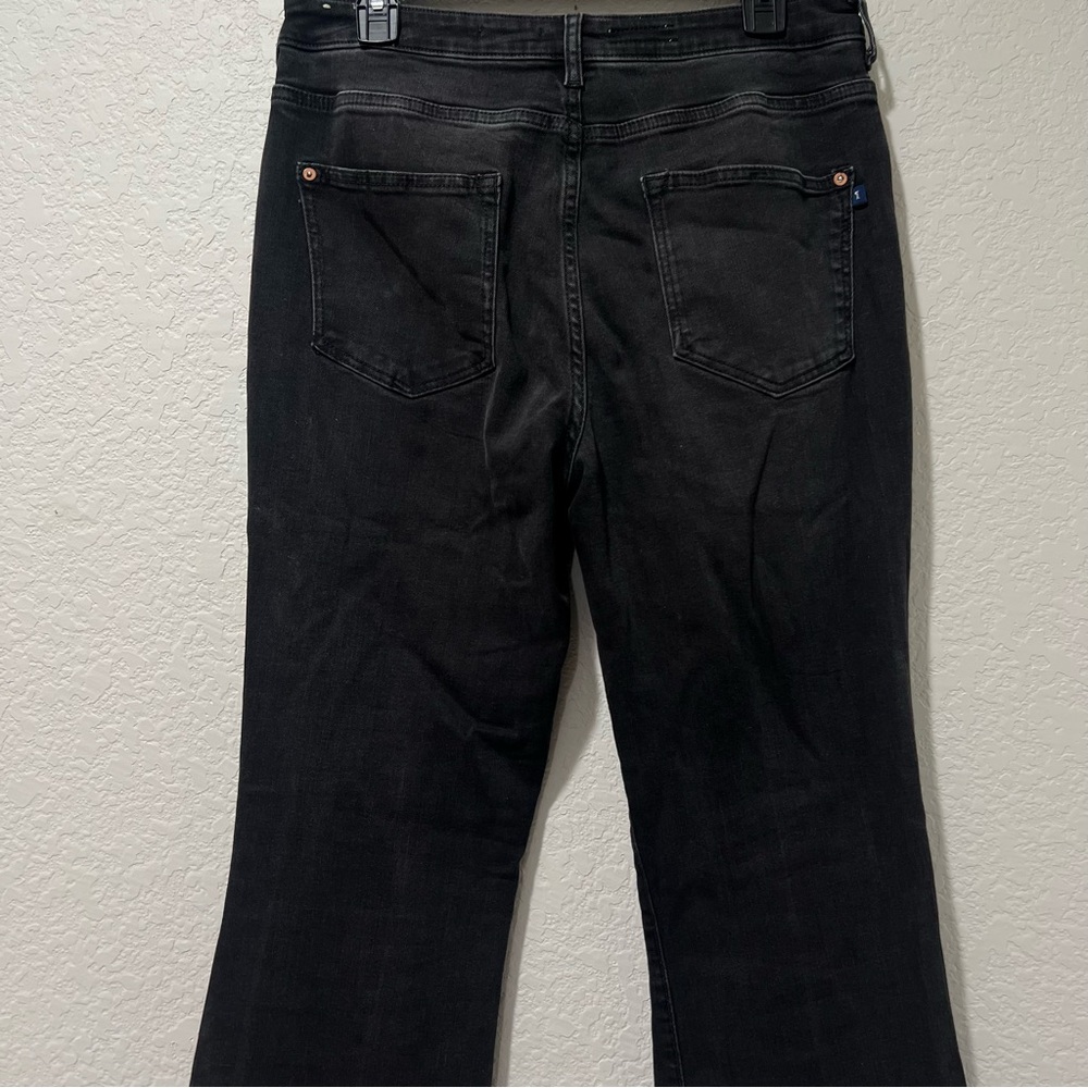 Anthropologie Pilcro Icon Black Flare Jeans size 32 - Picture 6 of 12